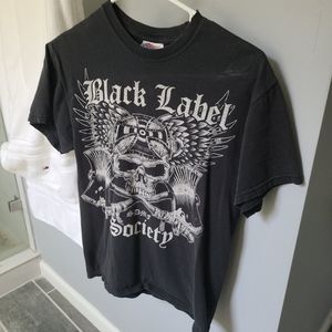 Black label society band tee